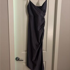 Windsor slate gray-purple Asymmetrical Dress